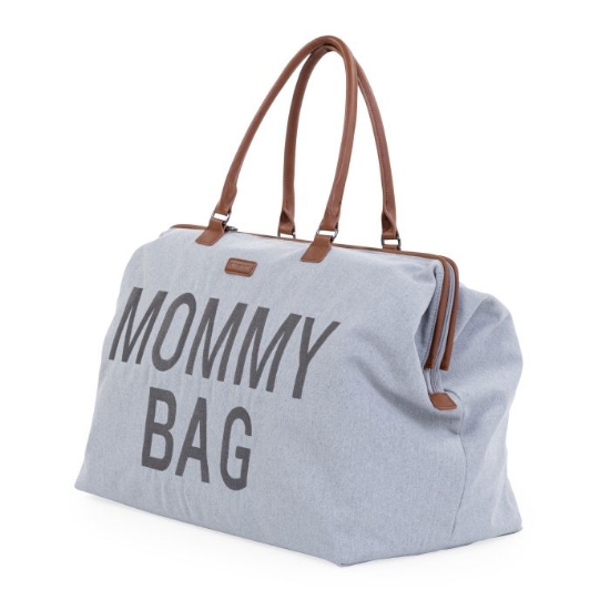 Slika Torba Mommy Bag Canvas Grey - Childhome