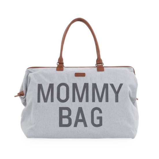 Slika Torba Mommy Bag Canvas Grey - Childhome