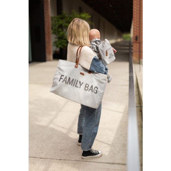 Slika Torba Family Bag Canvas Grey - Childhome