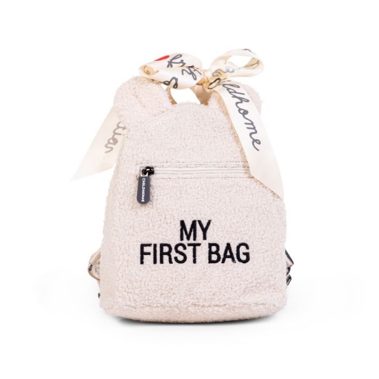 Slika Dječji ruksak 'MY FIRST BAG' Teddy Off White - Childhome