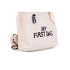 Slika Dječji ruksak 'MY FIRST BAG' Teddy Off White - Childhome