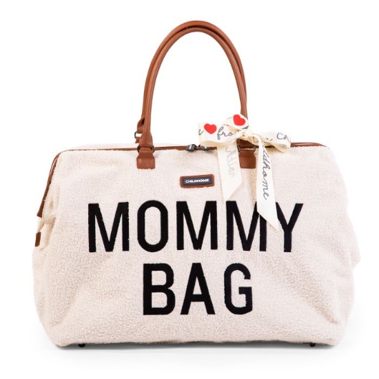 Slika Torba Mommy Bag Big Teddy Off White - Childhome