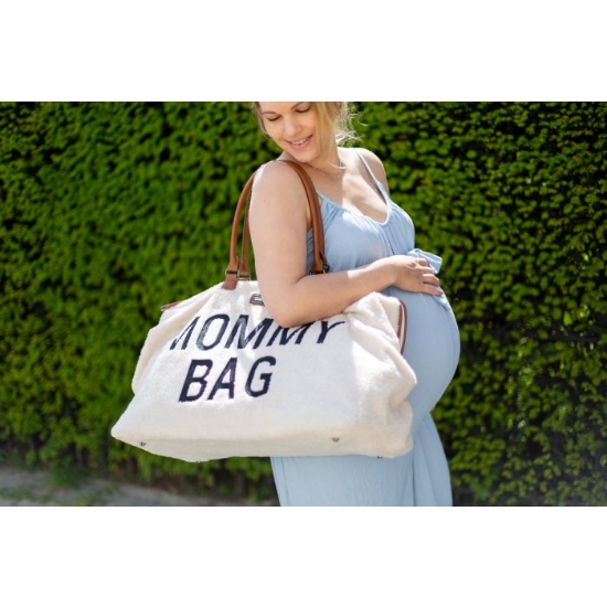 Slika Torba Mommy Bag Big Teddy Off White - Childhome