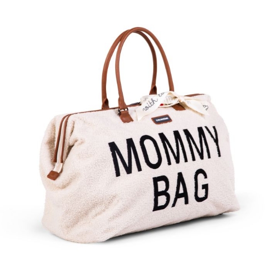 Slika Torba Mommy Bag Big Teddy Off White - Childhome