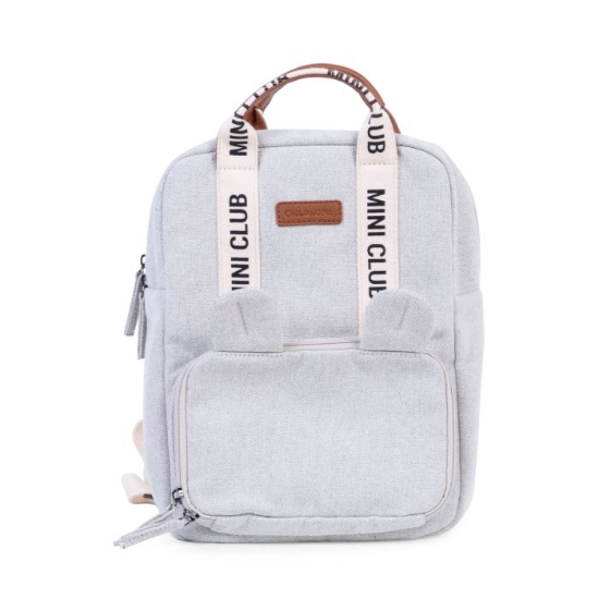 Slika Mini Club dječji ruksak Signature Off White - Childhome