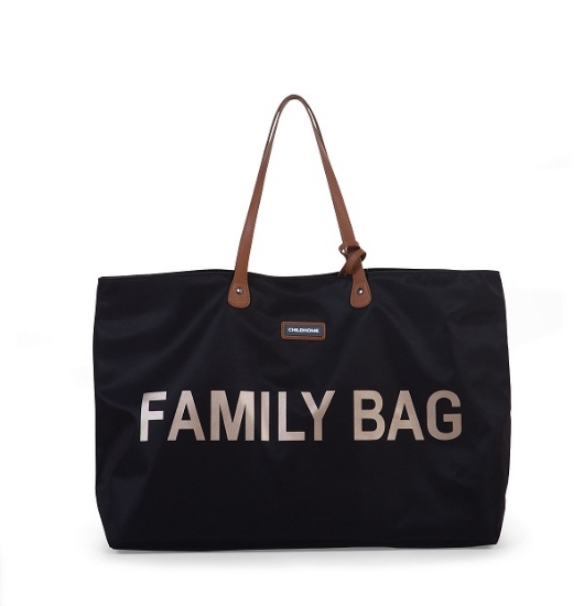 Slika Torba Family Bag - Black - Childhome