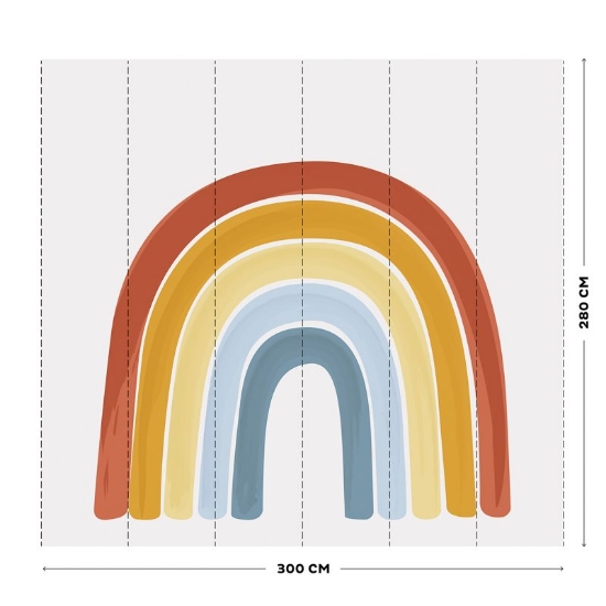 Slika Tapete Rainbow Pure & Nature - Little Dutch