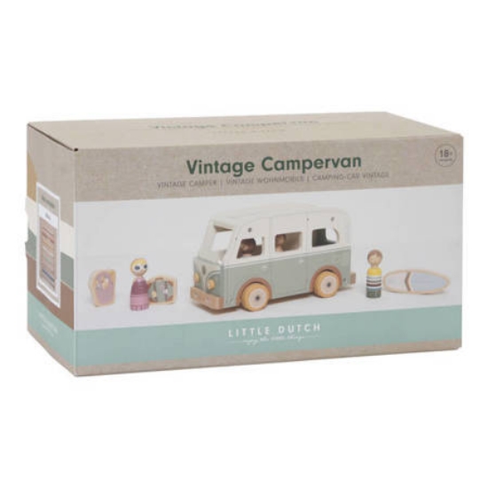 Slika Drveni Campervan Vintage - Little Dutch