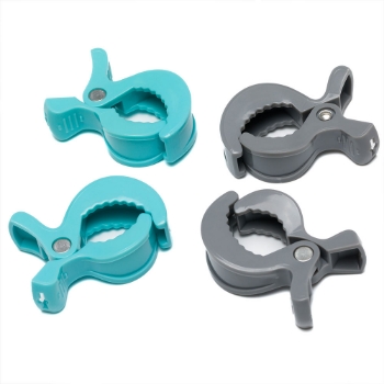 Slika Kopče za kolica 4 kom, siva-mint Fillikid 