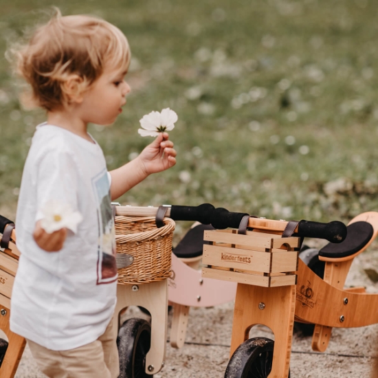 Slika Drvena dječja guralica tiny tot plus 2u1 bamboo Kinderfeets® 