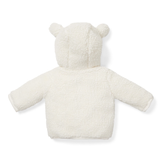 Slika Teddy jakna baby Bunny Off-White 74 - Little Dutch