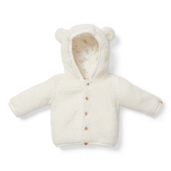 Slika Teddy jakna baby Bunny Off-White 98 - Little Dutch