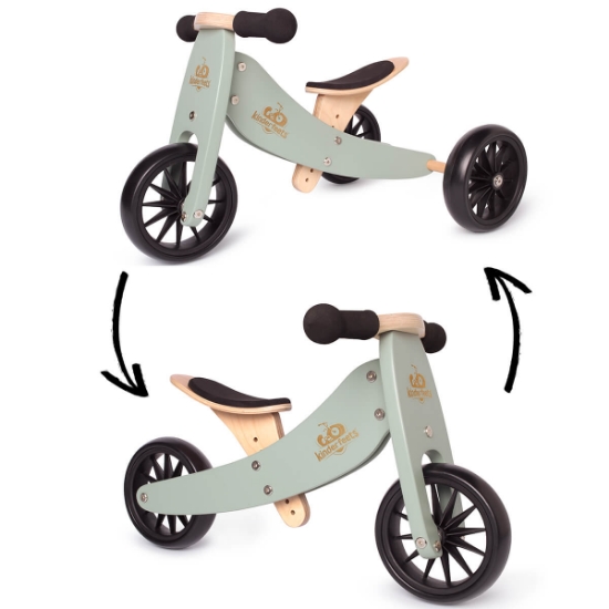 Slika Drvena dječja guralica tiny tot 2u1 sage kinderfeets®