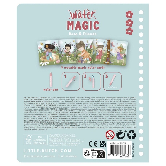 Slika Rosa & Friends Water Magic book - Little Dutch