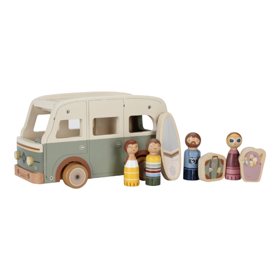 Slika Drveni Campervan Vintage - Little Dutch