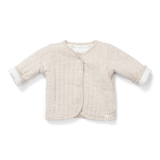 Slika Dvostrana jakna Baby Bunny/Nappy Sand 62 - Little Dutch