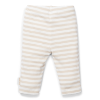 Slika Dječje hlače od organskog pamuka Stripe Sand/White 68 - Little Dutch