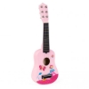 Slika Drvena dječja gitara, Pink Ecotoys 