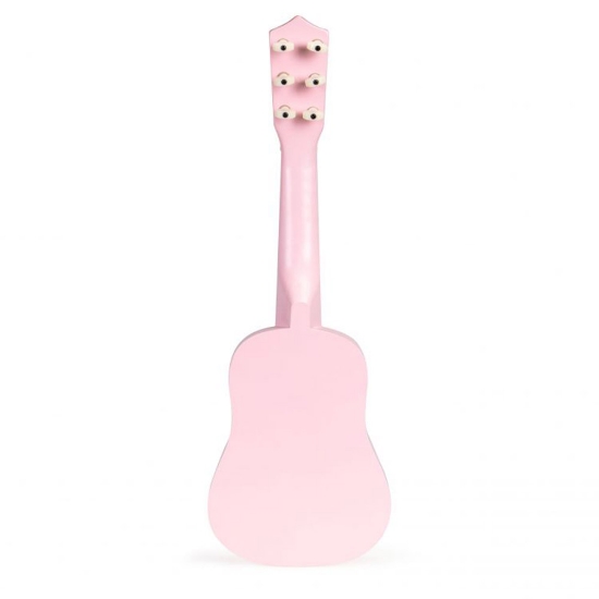 Slika Drvena dječja gitara, Pink Ecotoys 