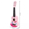 Slika Drvena dječja gitara, Pink Ecotoys 