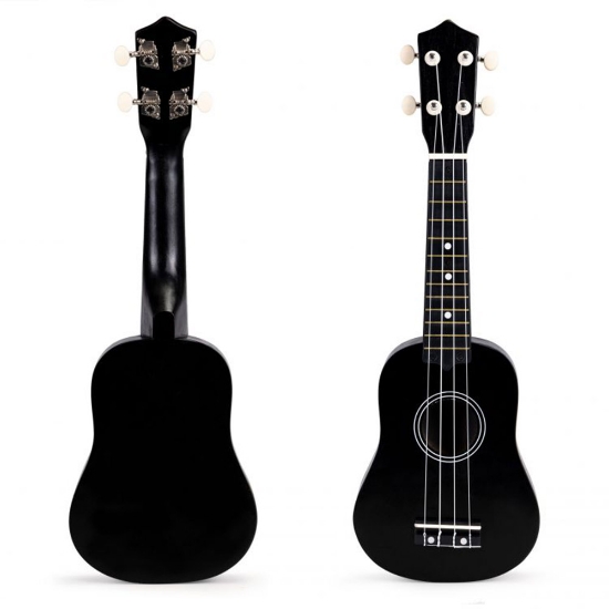 Slika Drvena dječja gitara, Black Ecotoys 