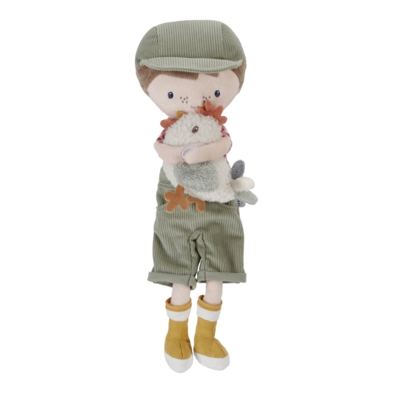 Slika Lutka Farmer Jim (35 cm) - Little Dutch