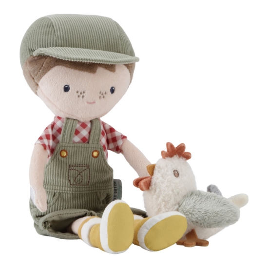 Slika Lutka Farmer Jim (35 cm) - Little Dutch