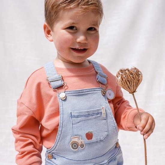 Slika Dječje hlače s tregerima Denim 74 - Little Dutch