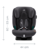 Slika  Autosjedalica Advansafix Pro i-Size, Grupa 1, 2, 3 (9-36 kg) (76-150 cm) - Midnight Grey Britax Romer