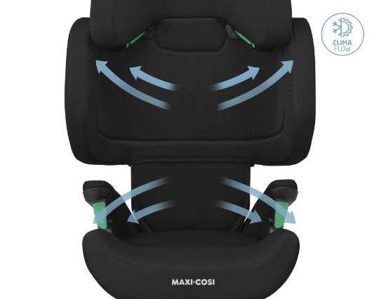 Slika Autosjedalica Rodifix R i-Size, Grupa 2, 3 (15-36 kg) (100-150 cm) - Authentic Black Maxi-Cosi