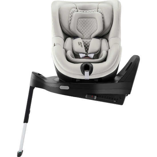 Slika Britax Romer autosjedalica Dualfix Pro M i-Size, Grupa 0+, 1 (0-18 kg) (61-105 cm) - Linen Grey (Lux collection)