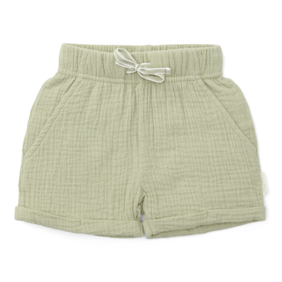 Slika Kratke hlače muslin Grass Green 74 - Little Dutch