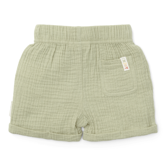 Slika Kratke hlače muslin Grass Green 74 - Little Dutch