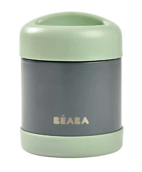 Slika Termo Posuda 300ml za hranu Mineral Grey/Sage Green - Beaba