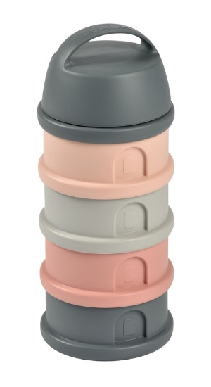 Slika Spremnik za mljeko u prahu Mineral grey/Pink - Beaba