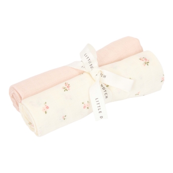 Slika Komplet 2 pamučne pelene Fairy Floral & Blossom - Little Dutch