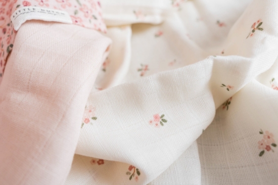 Slika Komplet 2 pamučne pelene Fairy Floral & Blossom - Little Dutch