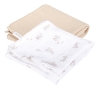 Slika Komplet 2 muslin pelene Baby Bunny/Beige - Little Dutch