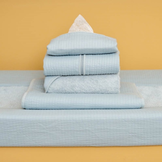 Slika Komfortna podloga za previjanje Pure soft blue - Little Dutch