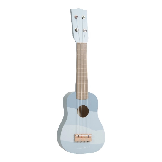 Slika Drvena dječja gitara Blue - Little Dutch