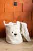 Slika Kutija za igračke Teddy Off White 40x40x40 cm - Childhome