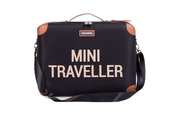 Slika Dječji kofer 'MINI traveler' - Black Gold - Childhome