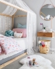 Slika Childhome okvir za krevet kuću 140 x 70 cm  