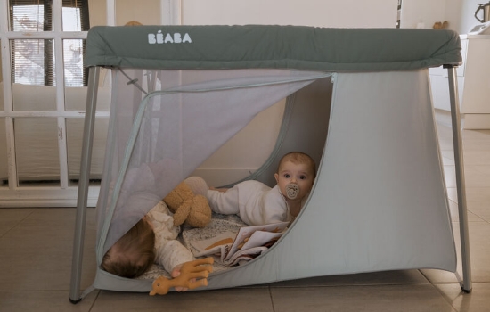 Slika Beaba Eazy Sleep putni krevetić 3 u 1, Mineral Grey 