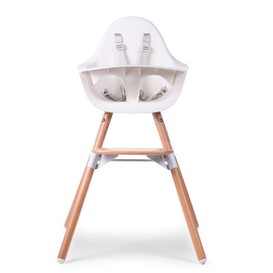 Slika Evolu 2 dječja hranilica White/Natural - Childhome