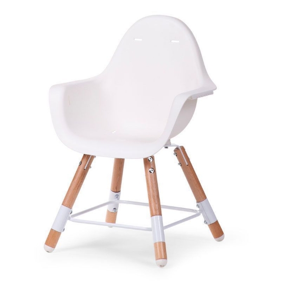 Slika Evolu 2 dječja hranilica White/Natural - Childhome