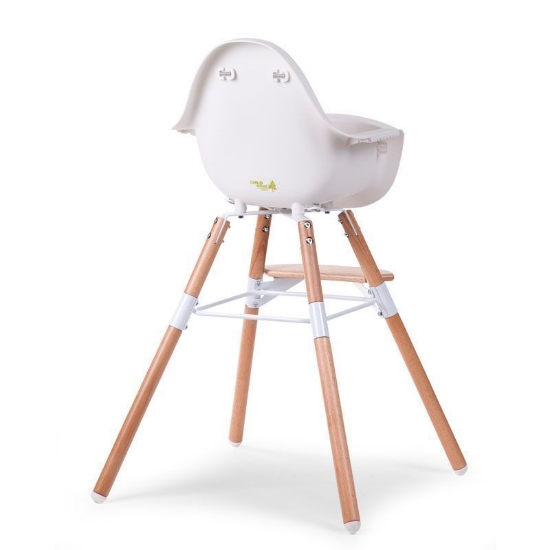 Slika Evolu 2 dječja hranilica White/Natural - Childhome