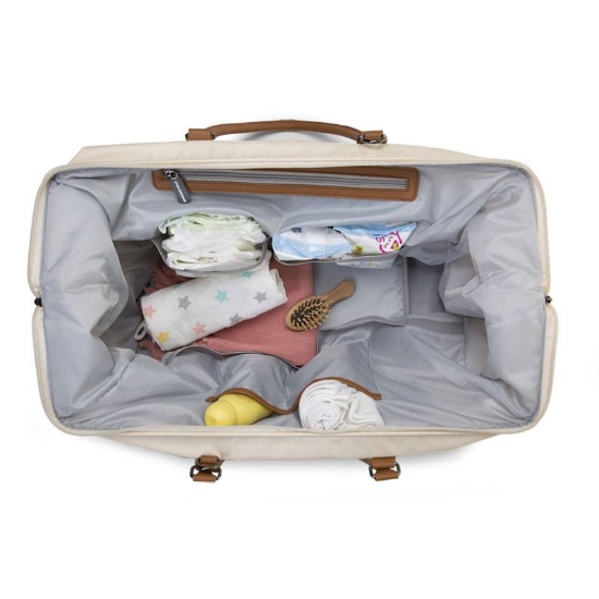 Slika Torba Mommy Bag Big Off White - Childhome