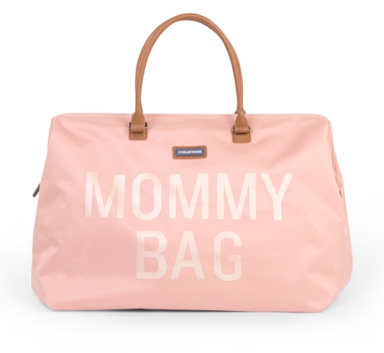 Slika Torba Mommy Bag Big Off Powder Pink - Childhome