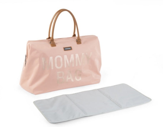 Slika Torba Mommy Bag Big Off Powder Pink - Childhome